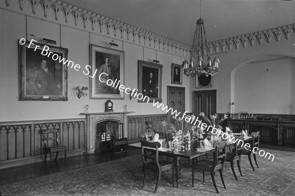 DROMOLAND CASTLE  DINING ROOM FROM EAST